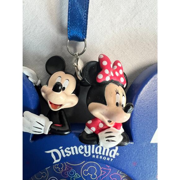 Disneyland Disney Parks 2020 Mickey and Minnie Mouse Photo Frame Ornament NEW - Picture 5 of 7